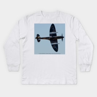 Supermarine Spitfire FR Mk XIV Kids Long Sleeve T-Shirt